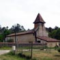 Nous arrivons à l'église de Corbleu.